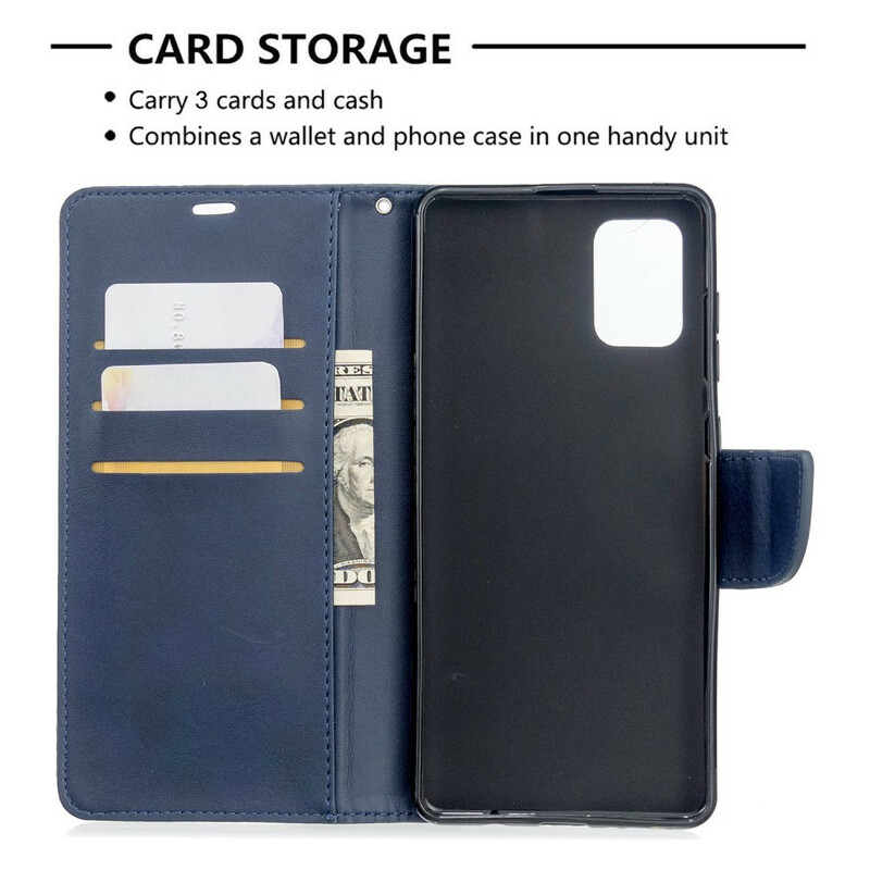 Samsung Galaxy A71 SkalSmooth Oblique Flap