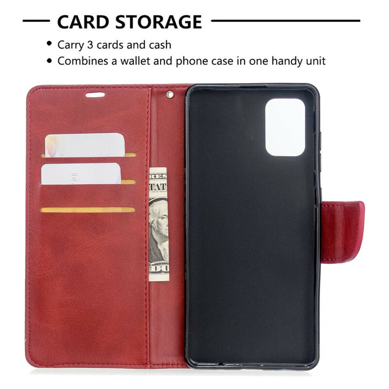 Samsung Galaxy A71 SkalSmooth Oblique Flap