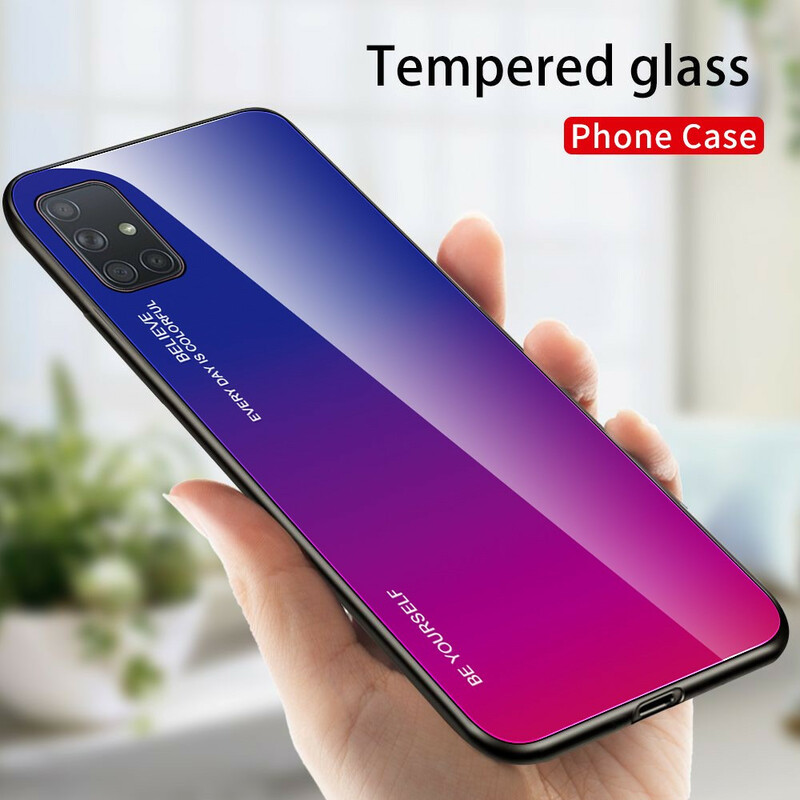 Samsung Galaxy A71 Hårdglasfodral Be Yourself