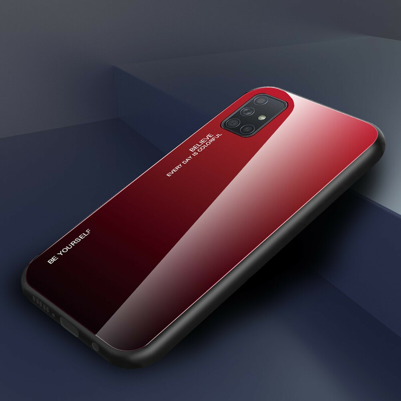 Samsung Galaxy A71 Hårdglasfodral Be Yourself