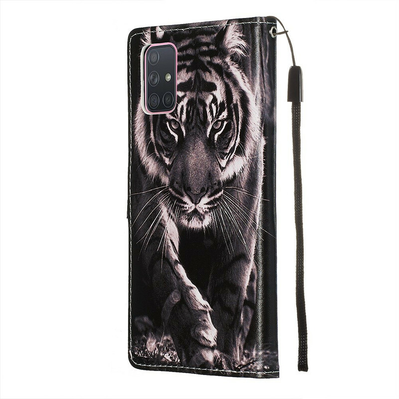 Samsung Galaxy A71 Night Tiger fodral