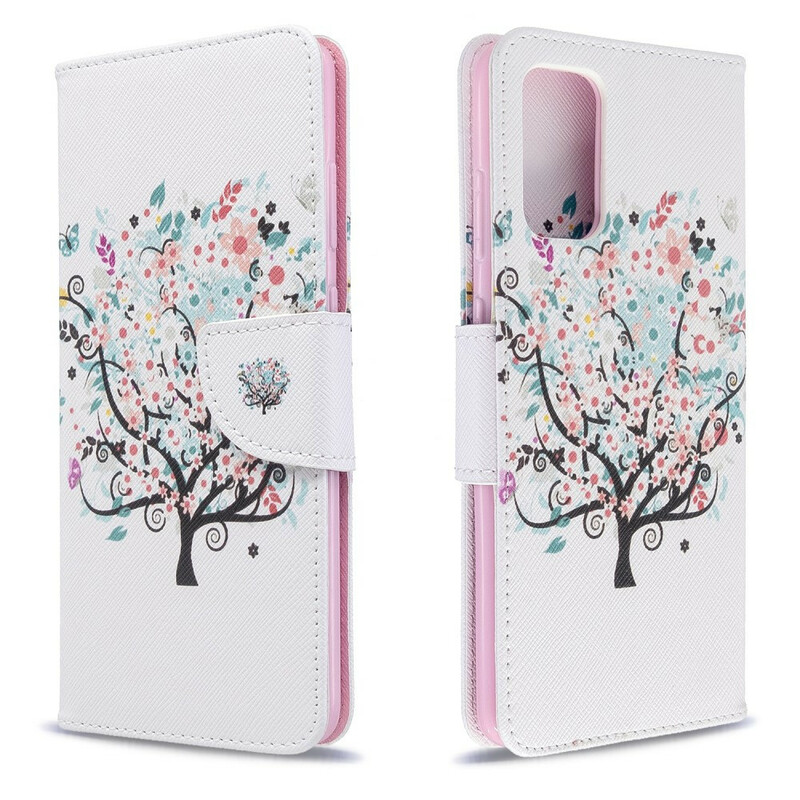 Samsung Galaxy S20 Plus fodral med blommigt träd