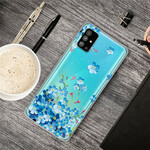 Samsung Galaxy S20 Plus fodral Blå blommor