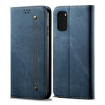 Flip Cover Samsung Galaxy S20 Jeans Fabric