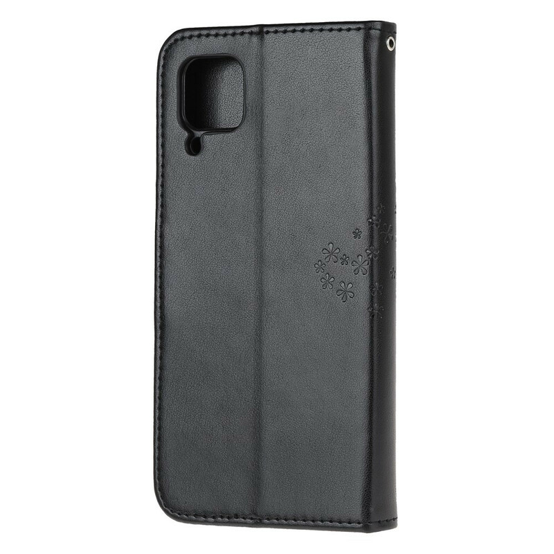 Huawei P40 Lite Träd och uggla Rem Case