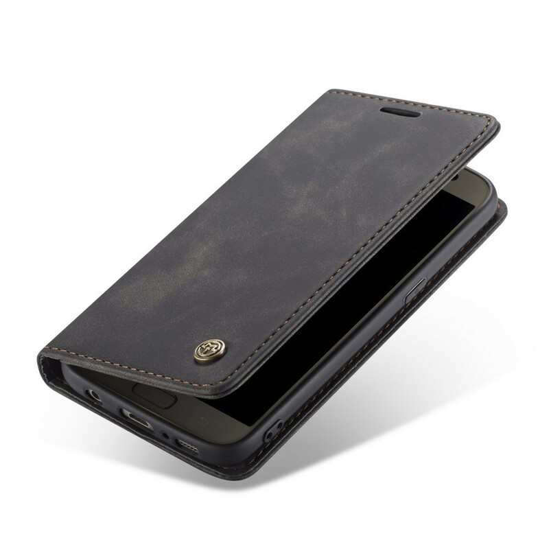 Flip Cover Samsung Galaxy S7 CASEME Lädermaterial