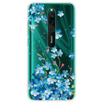 Xiaomi Redmi 8 Blue Flower Bouquet Case