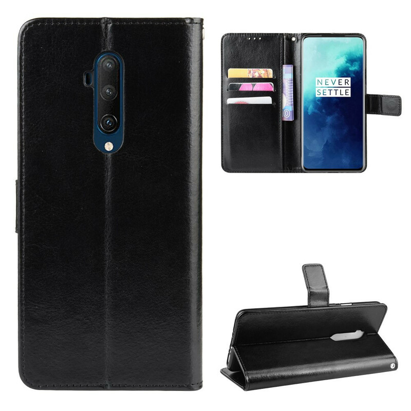 OnePlus 7T Pro Faux Läder Flashy Case