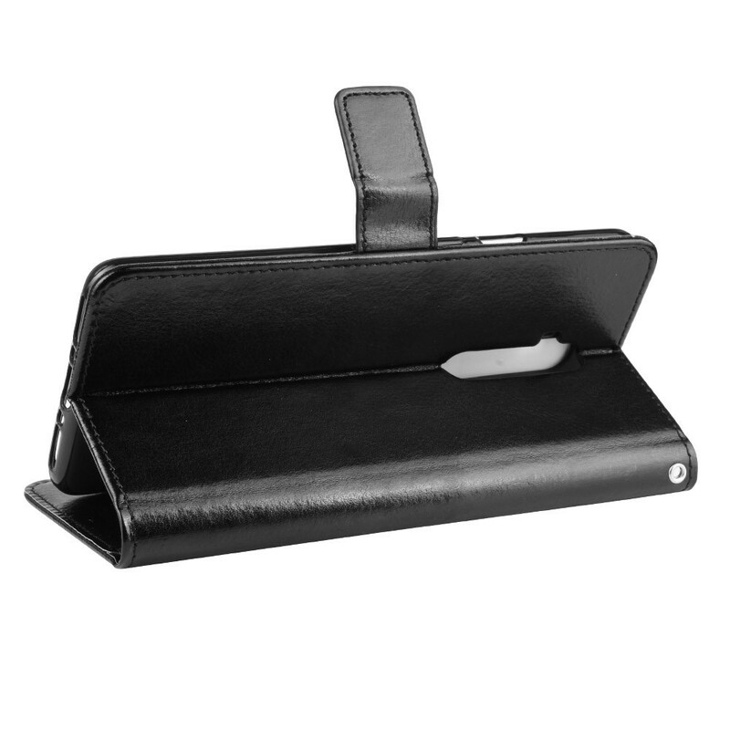 OnePlus 7T Pro Faux Läder Flashy Case