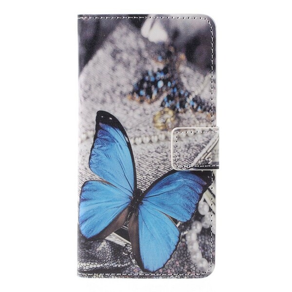 Samsung Galaxy A5 2016 fodral Butterfly Blue