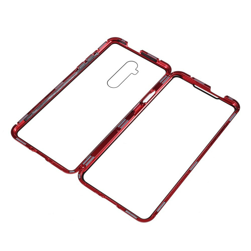 OnePlus 7T Pro Metal och hoptäckt glas Case