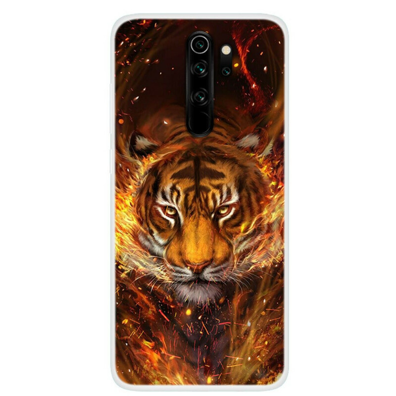 Xiaomi Redmi Note 8 Pro Fire Tiger-fodral