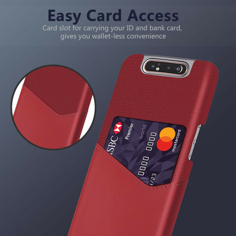 Coque Samsung Galaxy A80 Porte-Carte KSQ