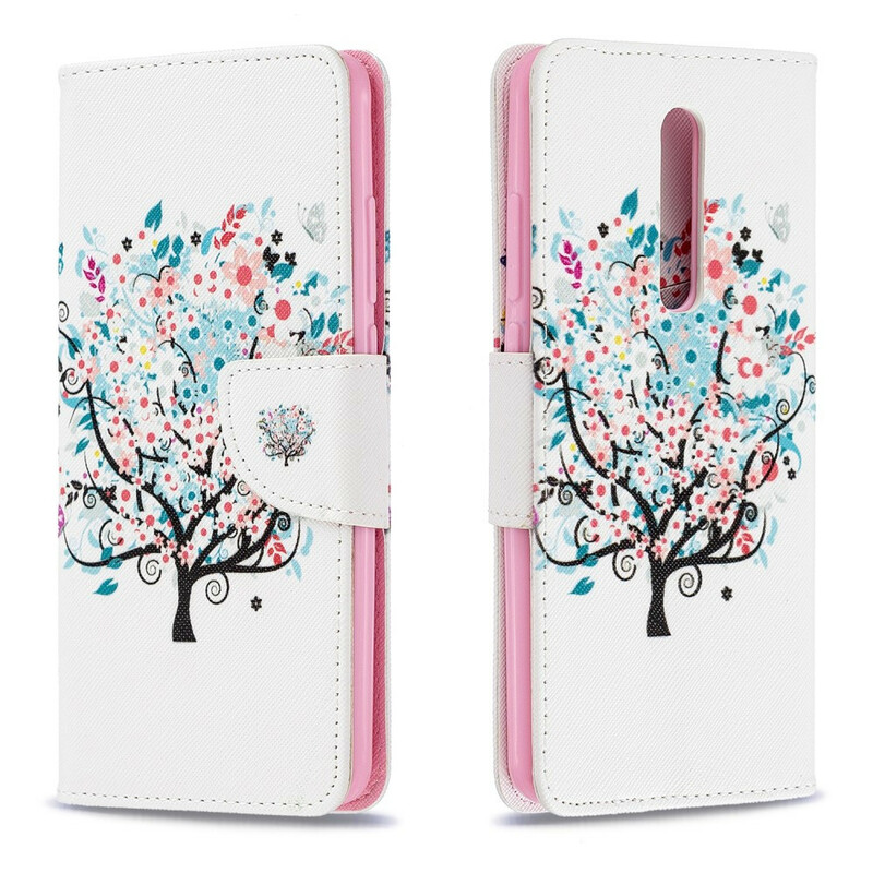 Xiaomi Mi 9T / Mi 9T Pro fodral med blommiga träd