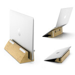 DIROSE skrivbordsställ i träblock för MacBook