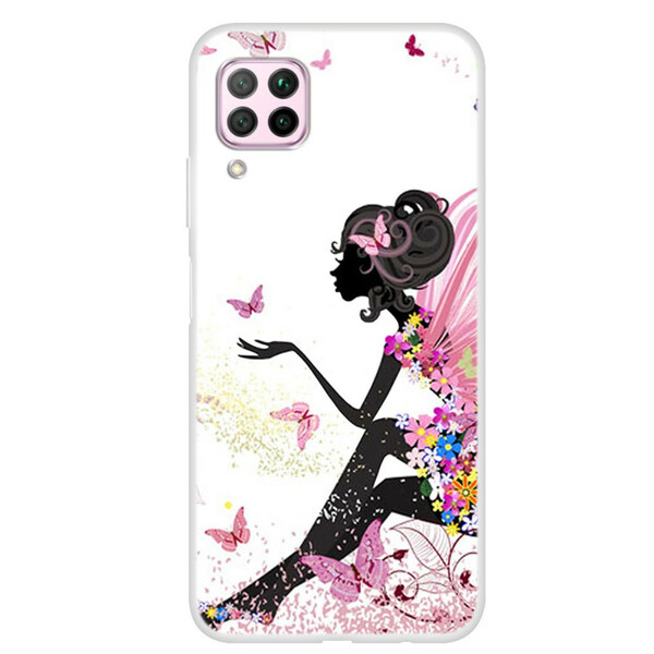 Huawei P40 Lite Butterfly Lady Case