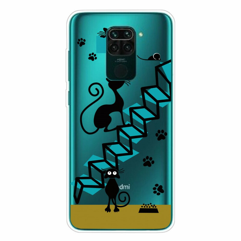 Xiaomi Redmi Note 9 fodral Funny Cats