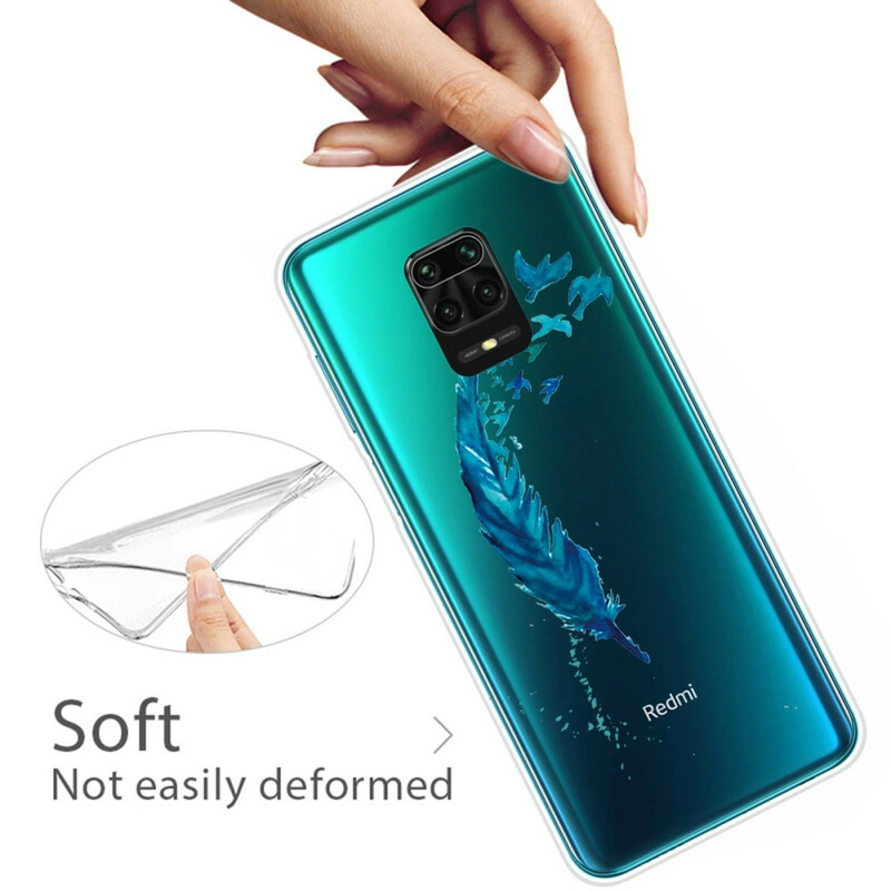 Xiaomi Redmi Note 9S / Redmi Note 9 Pro SkalBeautiful Blue Feather