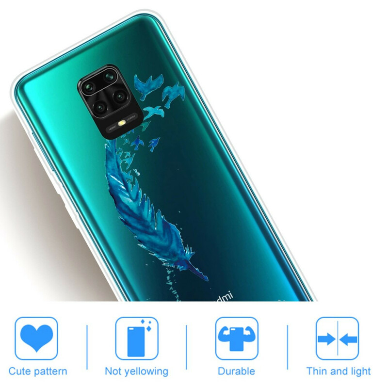 Xiaomi Redmi Note 9S / Redmi Note 9 Pro SkalBeautiful Blue Feather