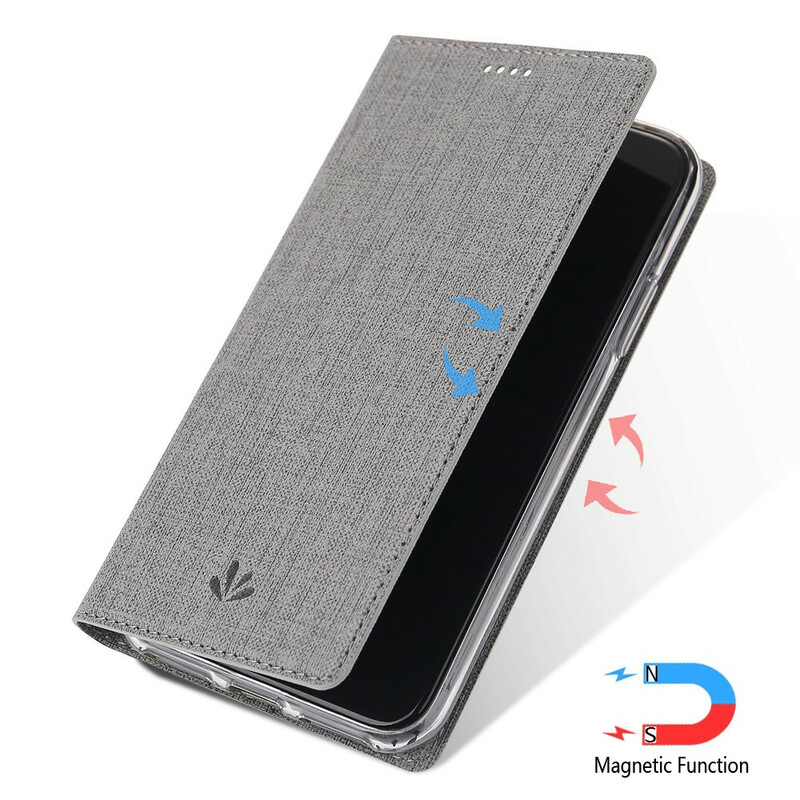 Flip Cover Xiaomi Mi 10 / 10 Pro texturerat VILI DMX Flip Cover Xiaomi Mi 10 / 10 Pro texturerat VILI DMX