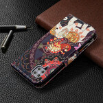 Huawei P40 Lite Mandala Etniska elefanter Case