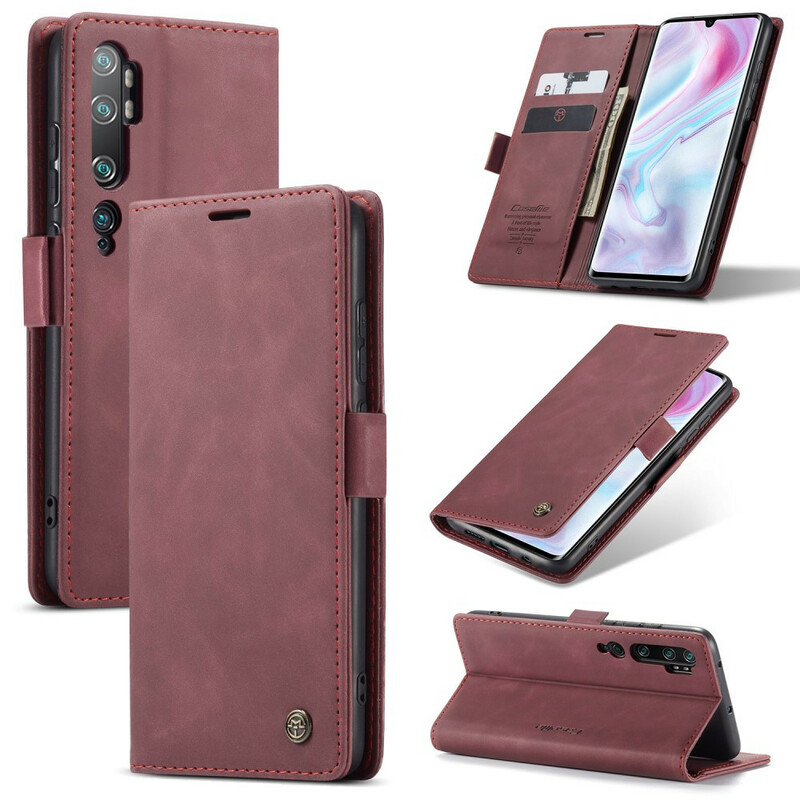 Flip Cover Xiaomi Mi Note 10 / Note 10 Pro CASEME Lädermaterial