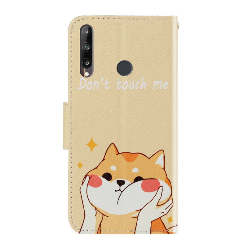 Fodral Huawei P40 Lite E Cat Don't Touch Me med nyckelband