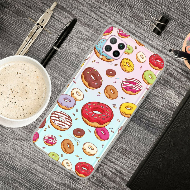 Huawei P40 Lite Love Donuts Case