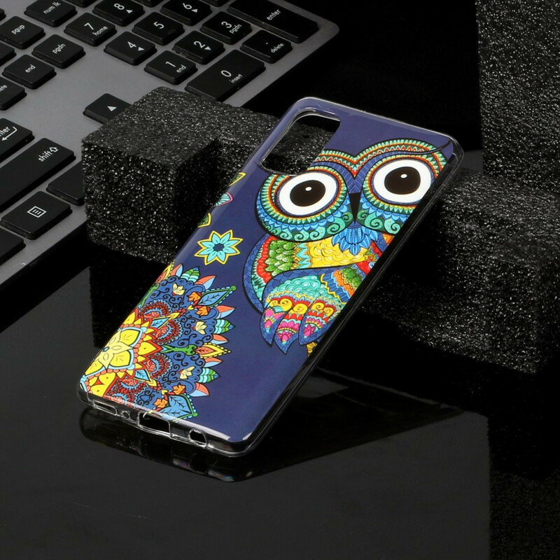 Samsung Galaxy A41 Owl Fluorescent Case