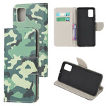 Samsung Galaxy A41 militärfodral i kamouflage