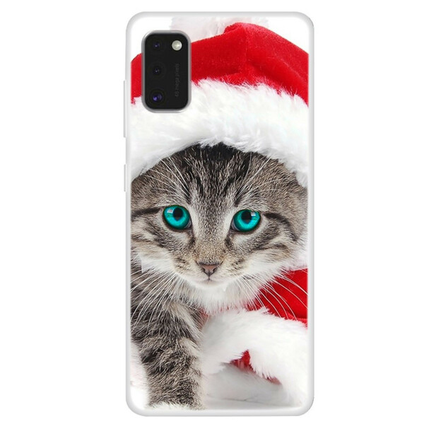 Överdrag Samsung Galaxy A41 Christmas Cat