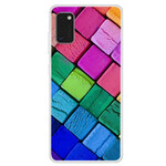 Samsung Galaxy A41 fodralColoured Cubes