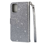 Samsung Galaxy A41 Glitter plånboksfodral
