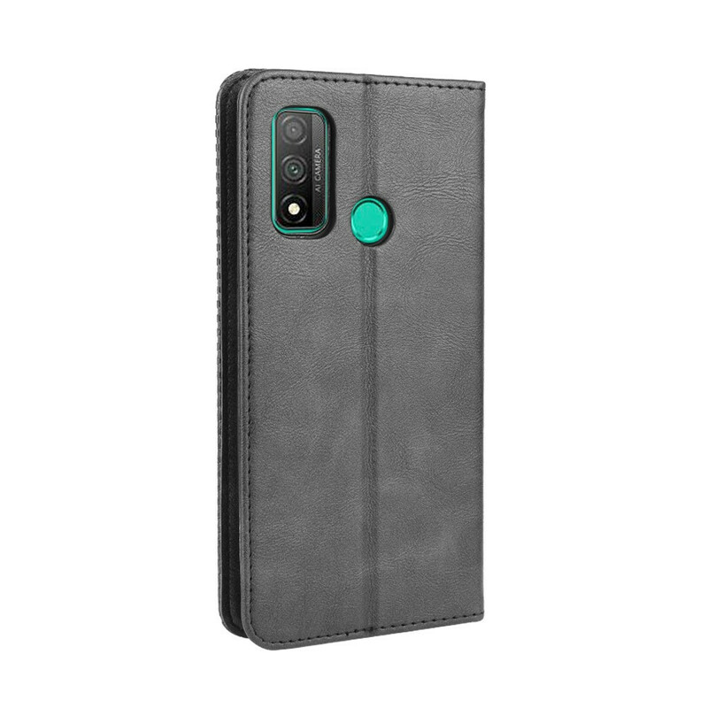 Flip täcka Huawei P Smart 2020 läder effekt Vintage stil