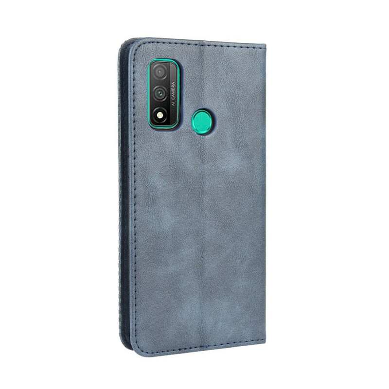 Flip täcka Huawei P Smart 2020 läder effekt Vintage stil