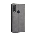 Flip Cover Alcatel 1S / 3L läder effekt Vintage stil Flip Cover Alcatel 1S / 3L läder effekt Vintage stil