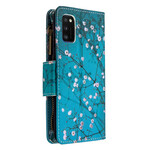 Samsung Galaxy A41 fodral med dragkedja och fickor Tree Samsung Galaxy A41 fodral med dragkedja och fickor Tree