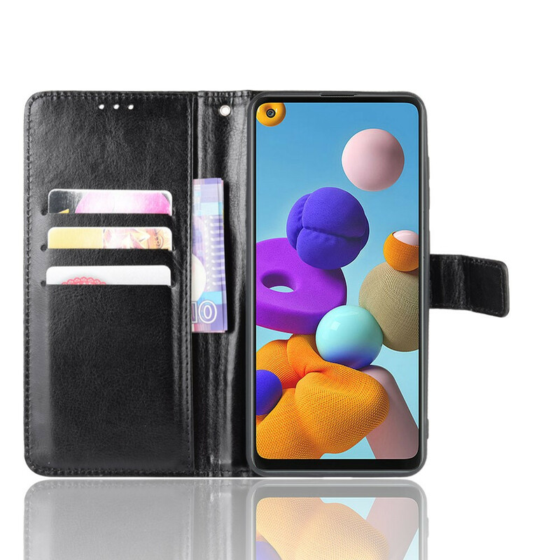 Samsung Galaxy A21S Flashy Leatherette Case