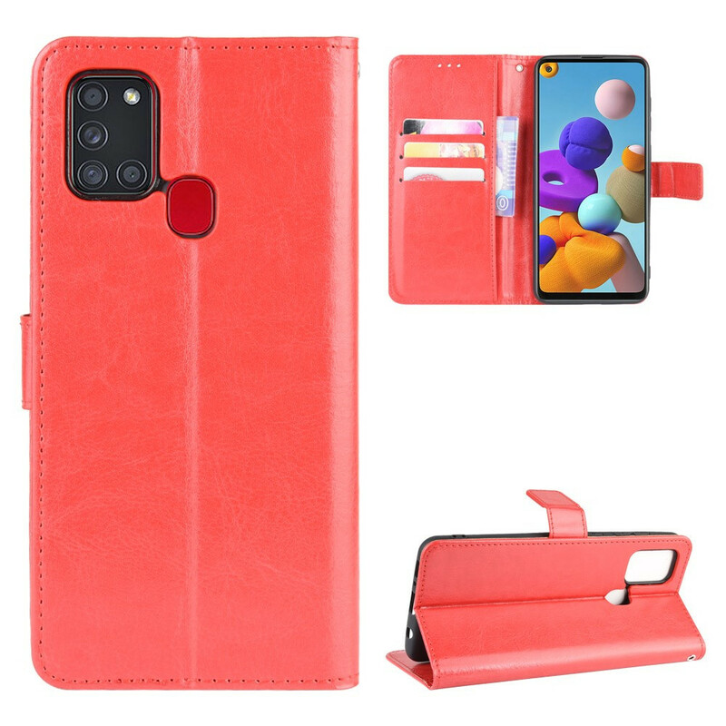 Samsung Galaxy A21S Flashy Leatherette Case