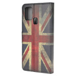 Samsung Galaxy A21s fodral England Flagga