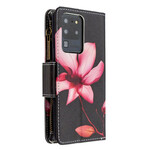 Samsung Galaxy S20 Ultra Pocket Zipper SkalFlower