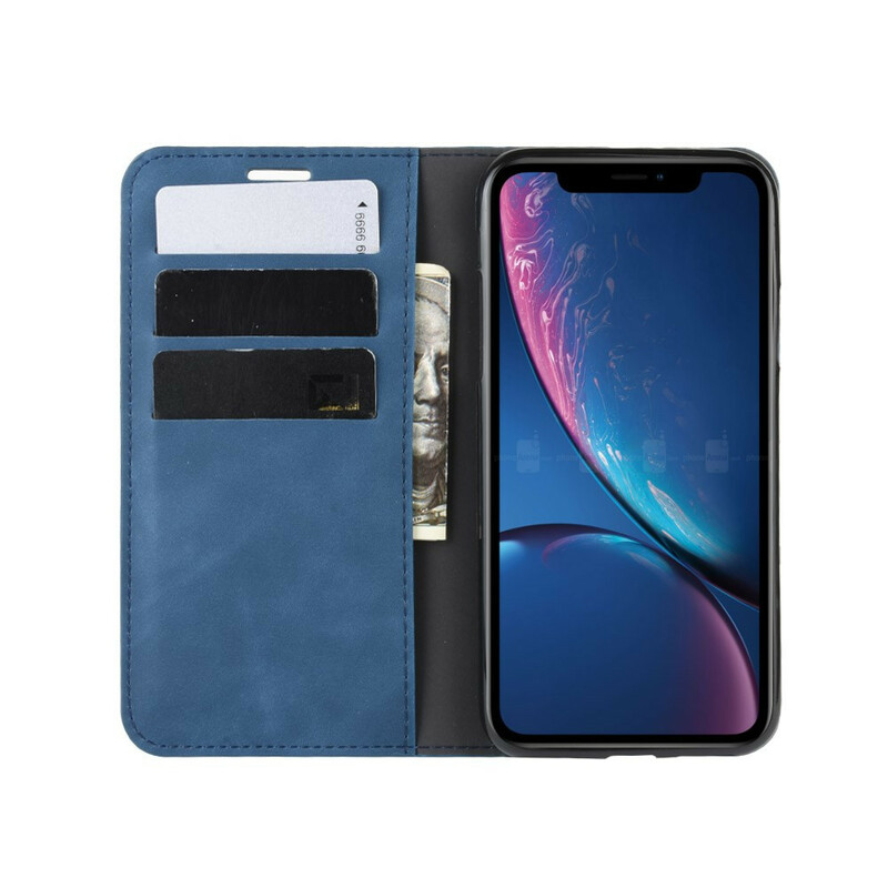 Flip Cover iPhone XR Soft Läder Effekt Flip Cover iPhone XR Soft Läder Effekt