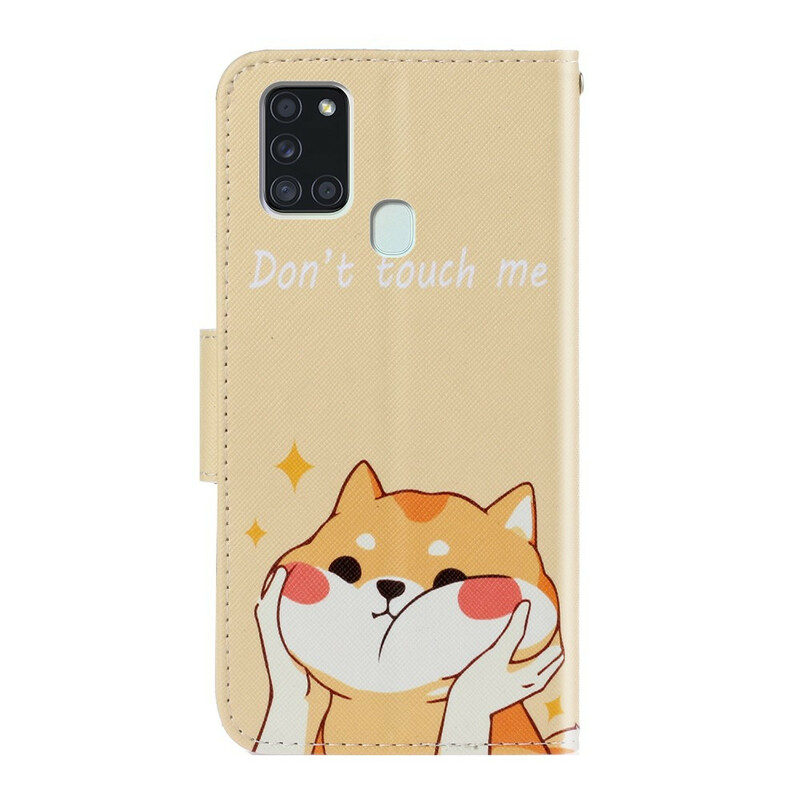 Samsung Galaxy A21s Cat Don't Touch Me Rem Case