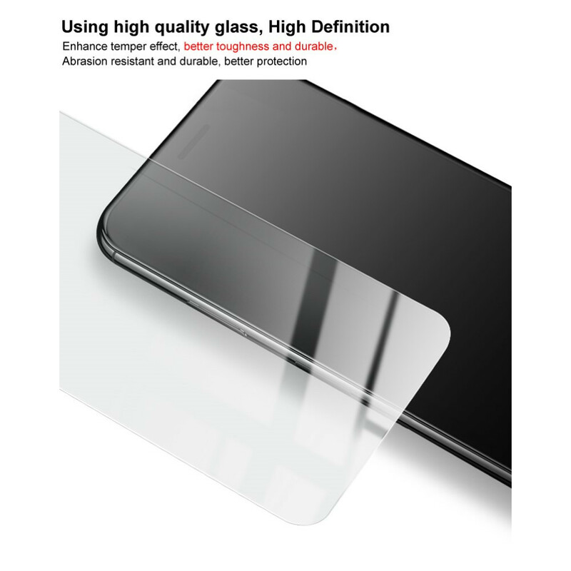 IMAK skydd av härdat glas för Huawei P40 Lite 5G-skärm
