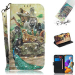 Samsung Galaxy A21s Safari Animal Rem Case