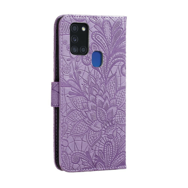 Samsung Galaxy A21s Tribal Flower Rem Case