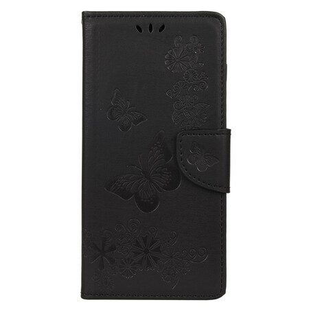 Samsung Galaxy A21s fodral Splendid Butterflies med rem