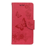 Fodral Huawei P smart 2020 Splendid Butterflies med rem Fodral Huawei P smart 2020 Splendid Butterflies med rem