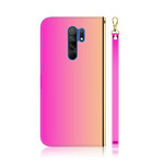 Xiaomi Redmi 9 Faux Läder SkalMirror Cover