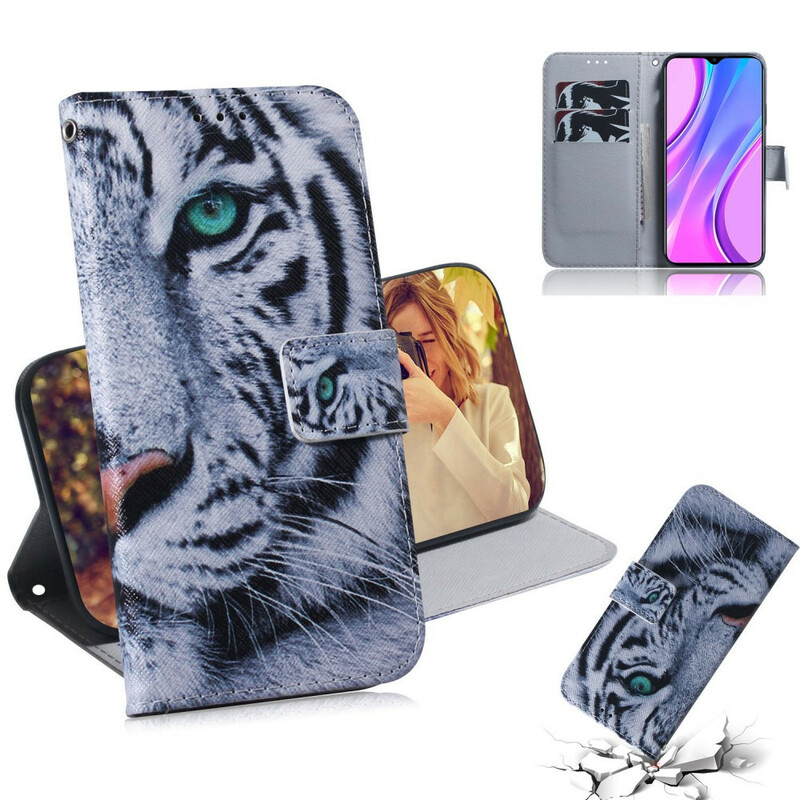 Xiaomi Redmi 9 Tiger Face-fodral